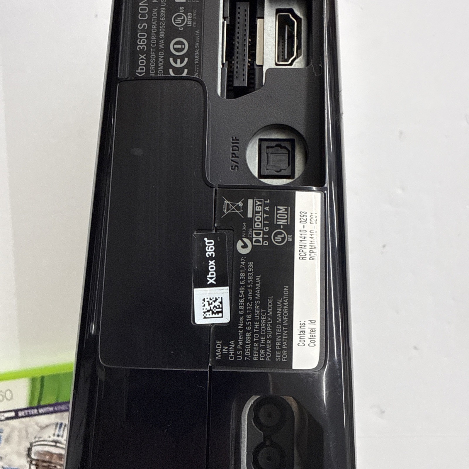 Xbox 360 – Microsoft S 250GB Glossy Black Console Complete Tested Working #2946