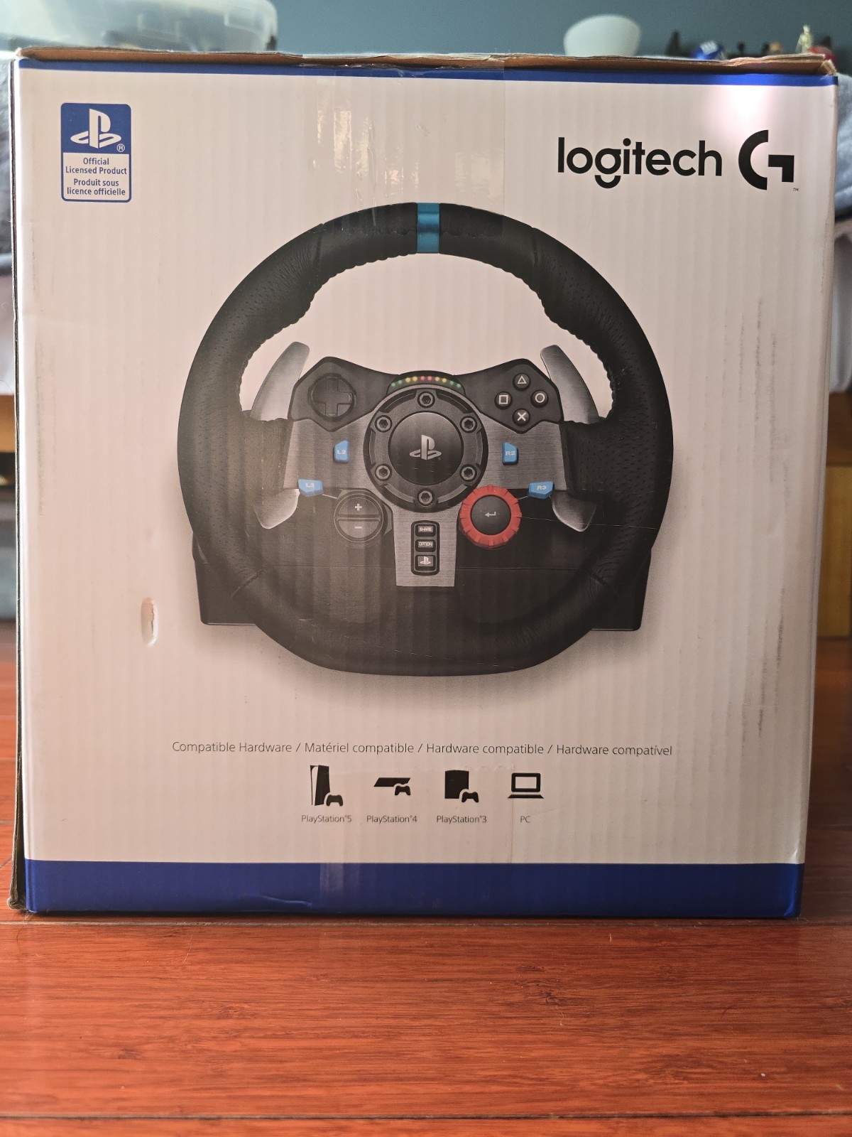 Logitech G29 Driving Force Racing Wheel & Pedal Set – Black (941-000110)