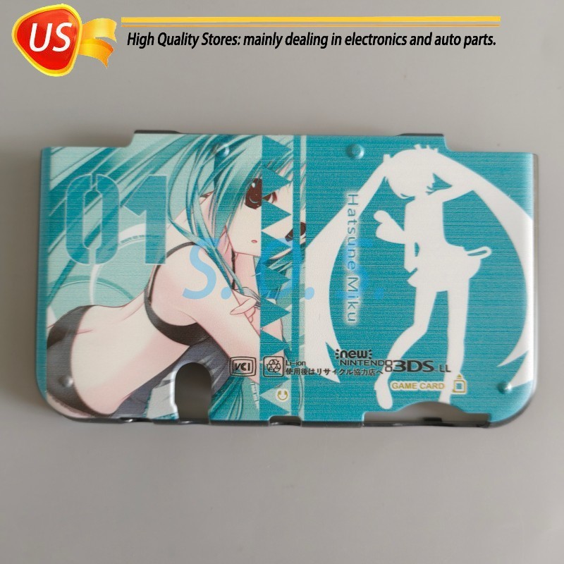 For Nintendo New 3DS XL 3DS LL Protective Top & Bottom Case Cover Housing Shell