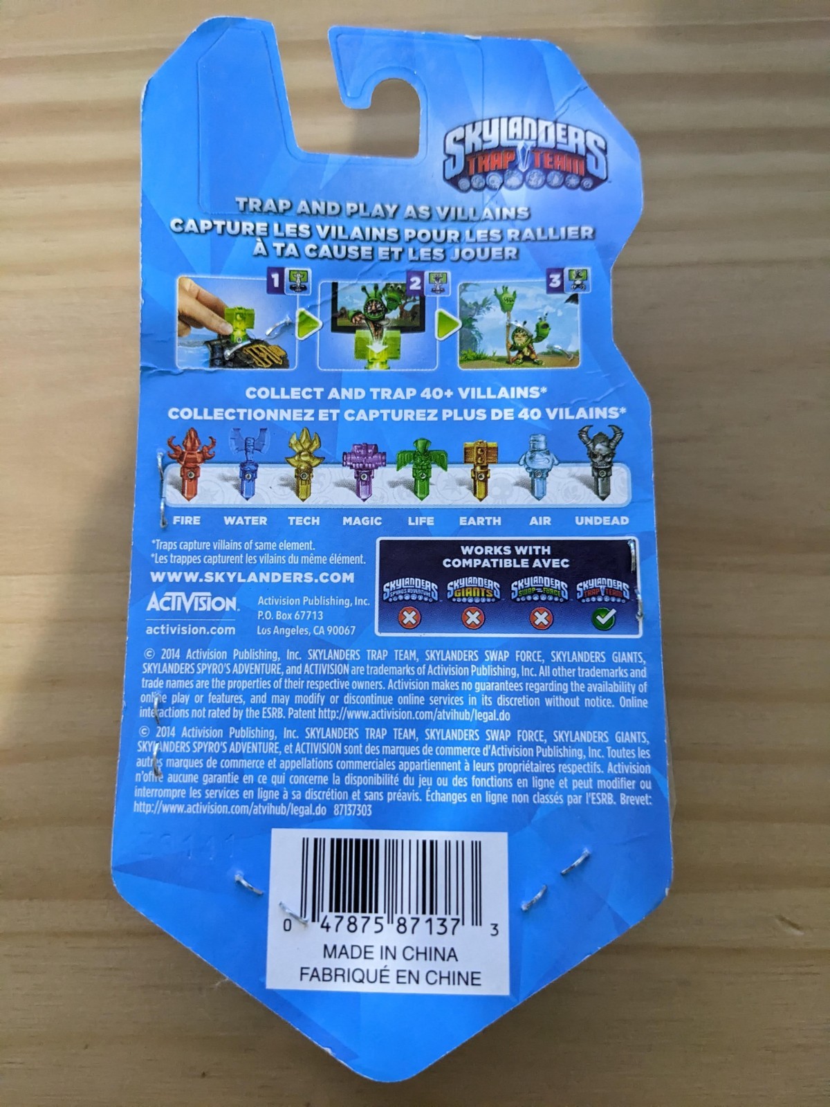 Skylanders Trap Team Air Trap Toucan Breezy Bird Crystal – Open Box