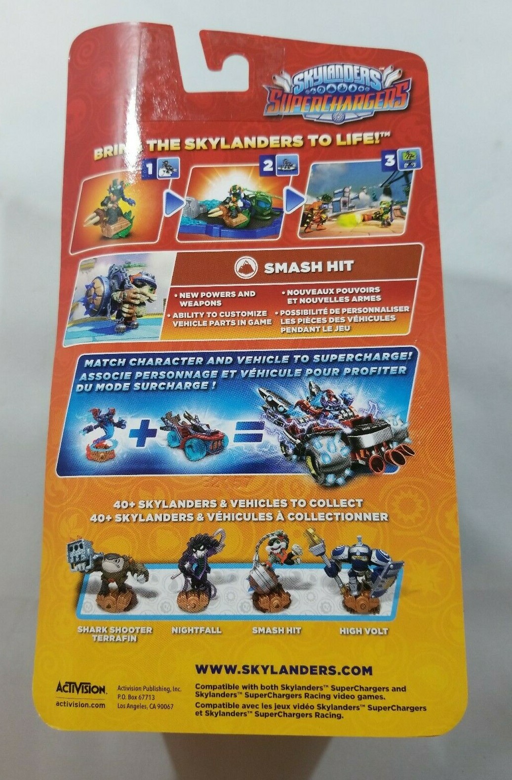Skylanders SuperChargers Smash Hit Single Character vinyl figure Pack NEW