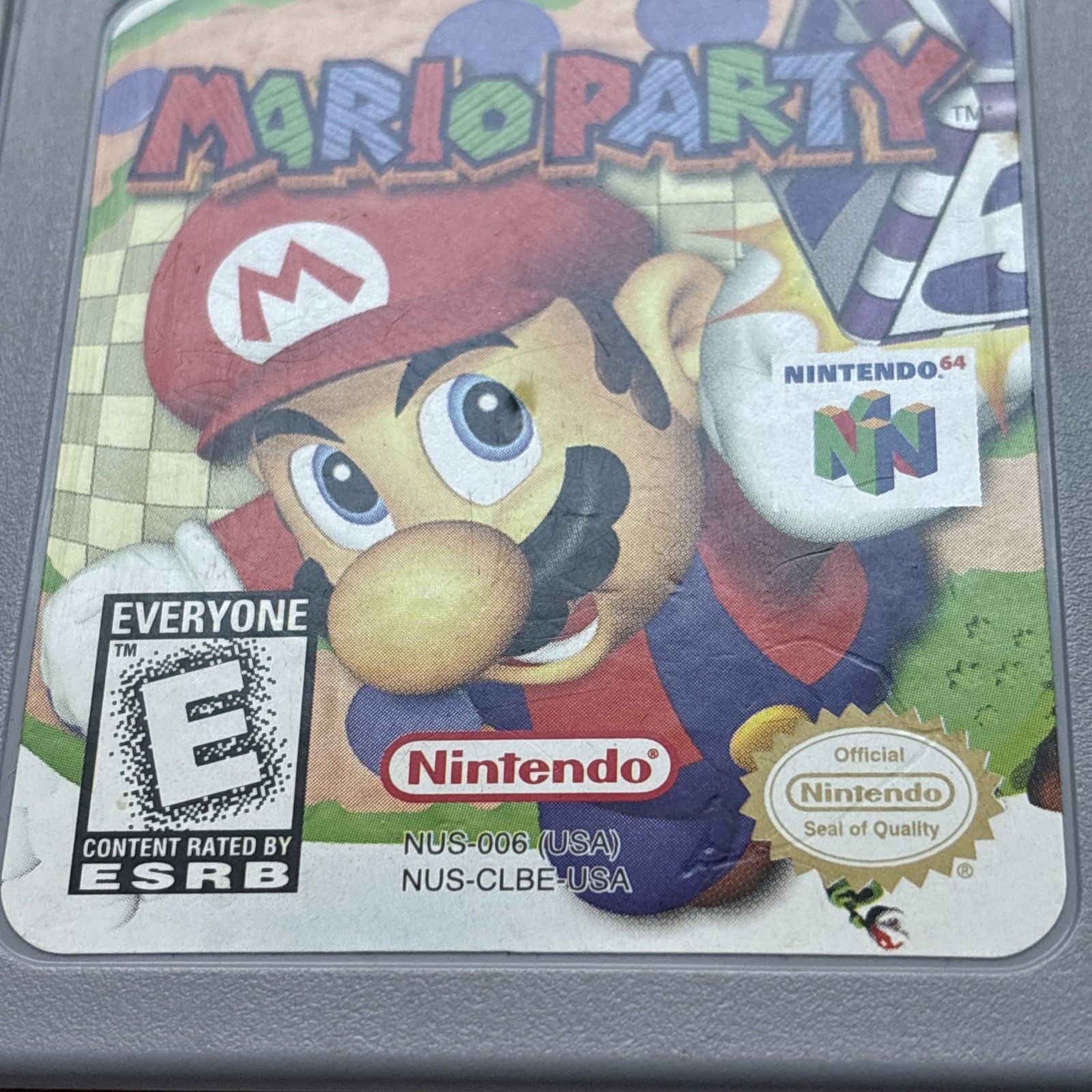 Mario Party 1 Nintendo 64 N64 1999 Authentic Cleaned Teated Super Fun Retro Game