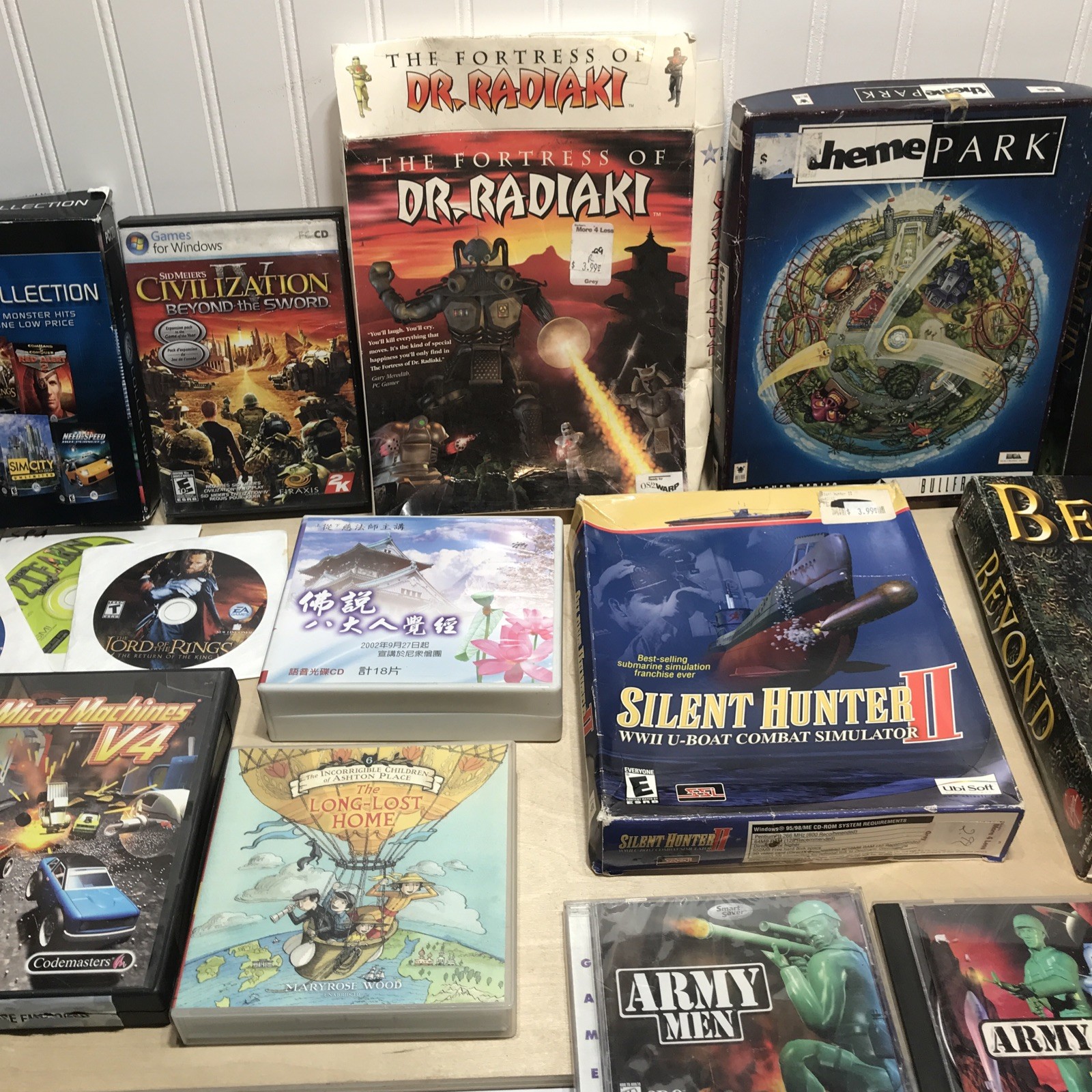 Lot Of PC Games Excellent Condition Vintage Windows 95 CD Rome