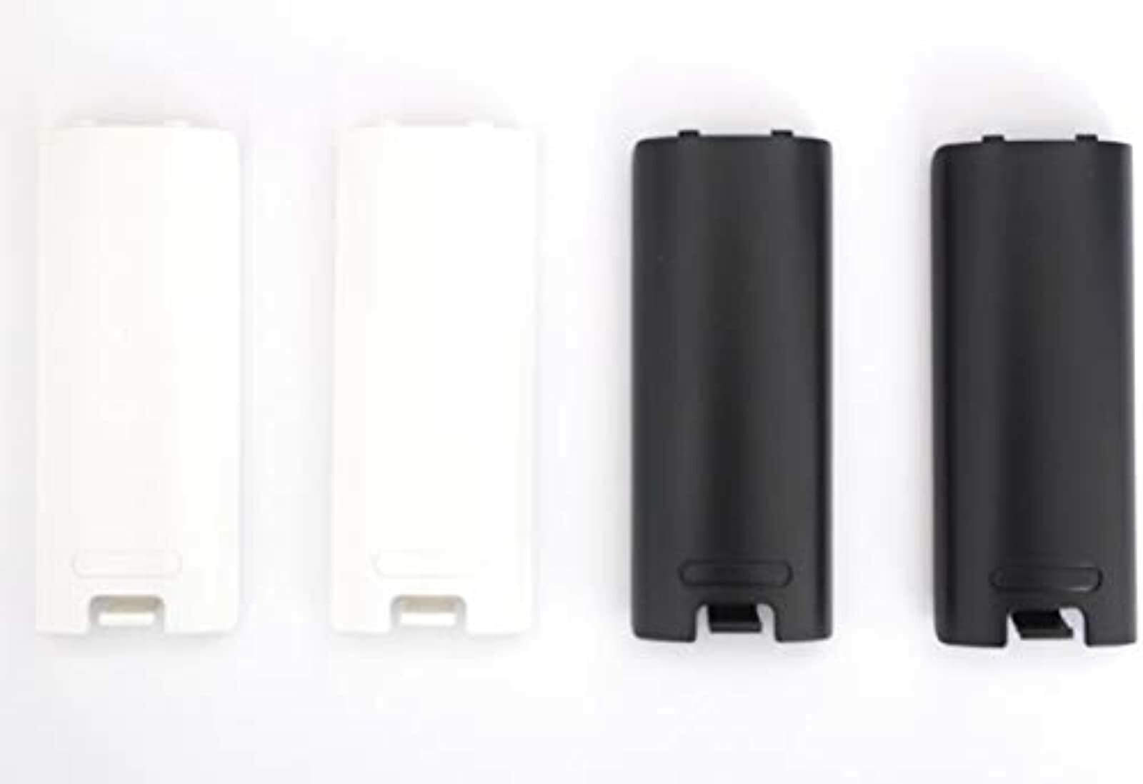Replacement Black And White Battery Cover For Nintendo Wii Remote X 4 By 4Z
