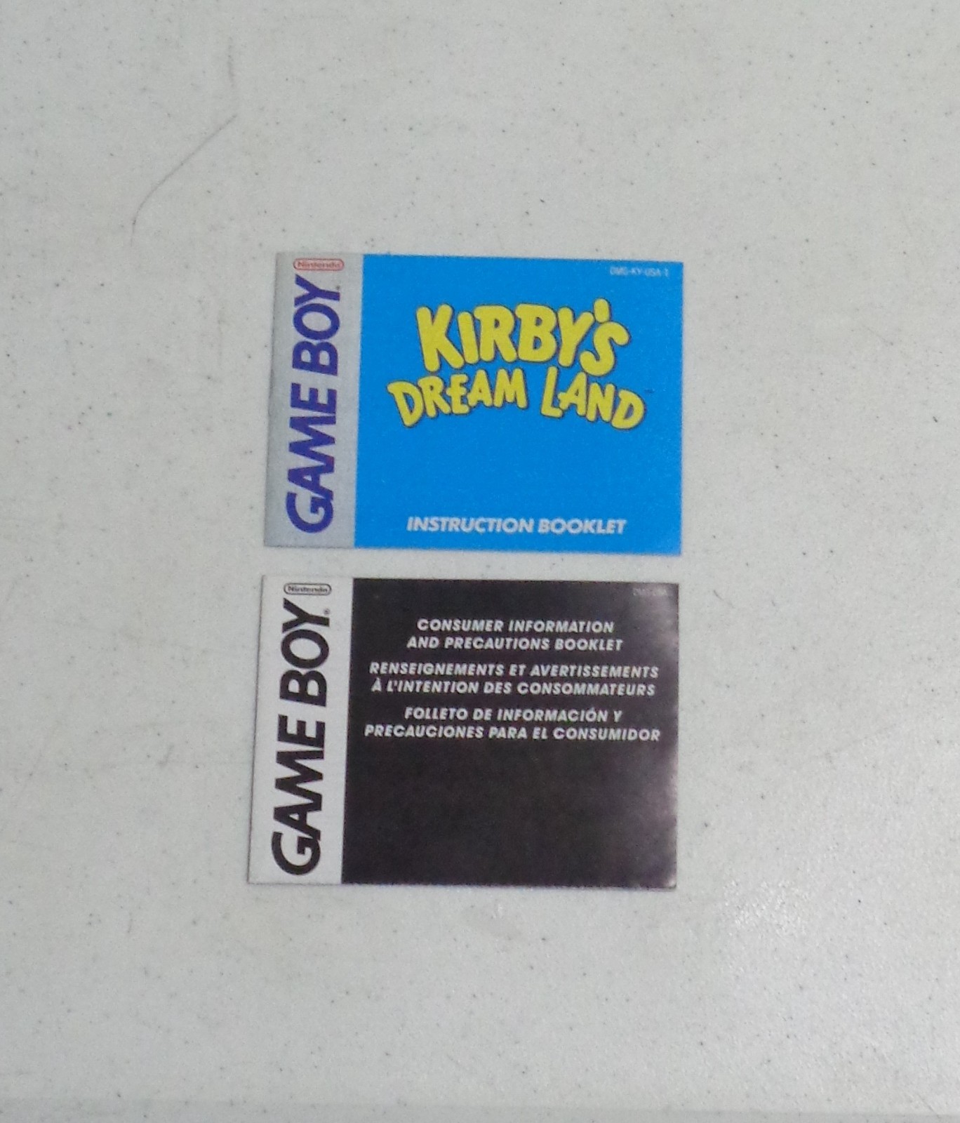 Kirby’s Dream Land Nintendo Game Boy w/Case, Manual, Poster, and Other Paperwork