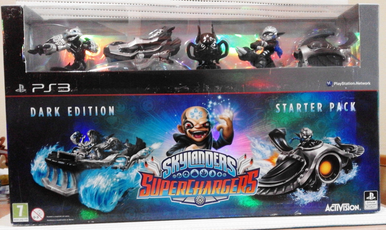 Skylanders SuperCharger Dark Edition Starter Pack per Play Station 3 nuova