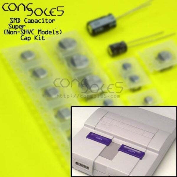 Console 5 Capacitor Kit for Super Nintendo / SFC