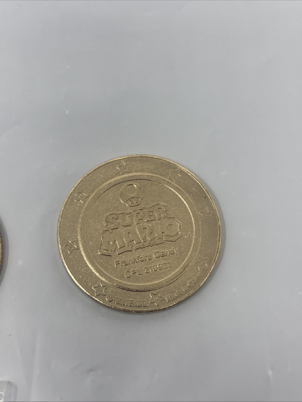 Lot Of 6 Super Mario Frankford Candy Wonderball Coins