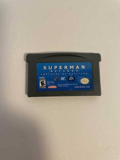 Superman Returns (GameBoy Advance GBA) Tested Cleaned Working
