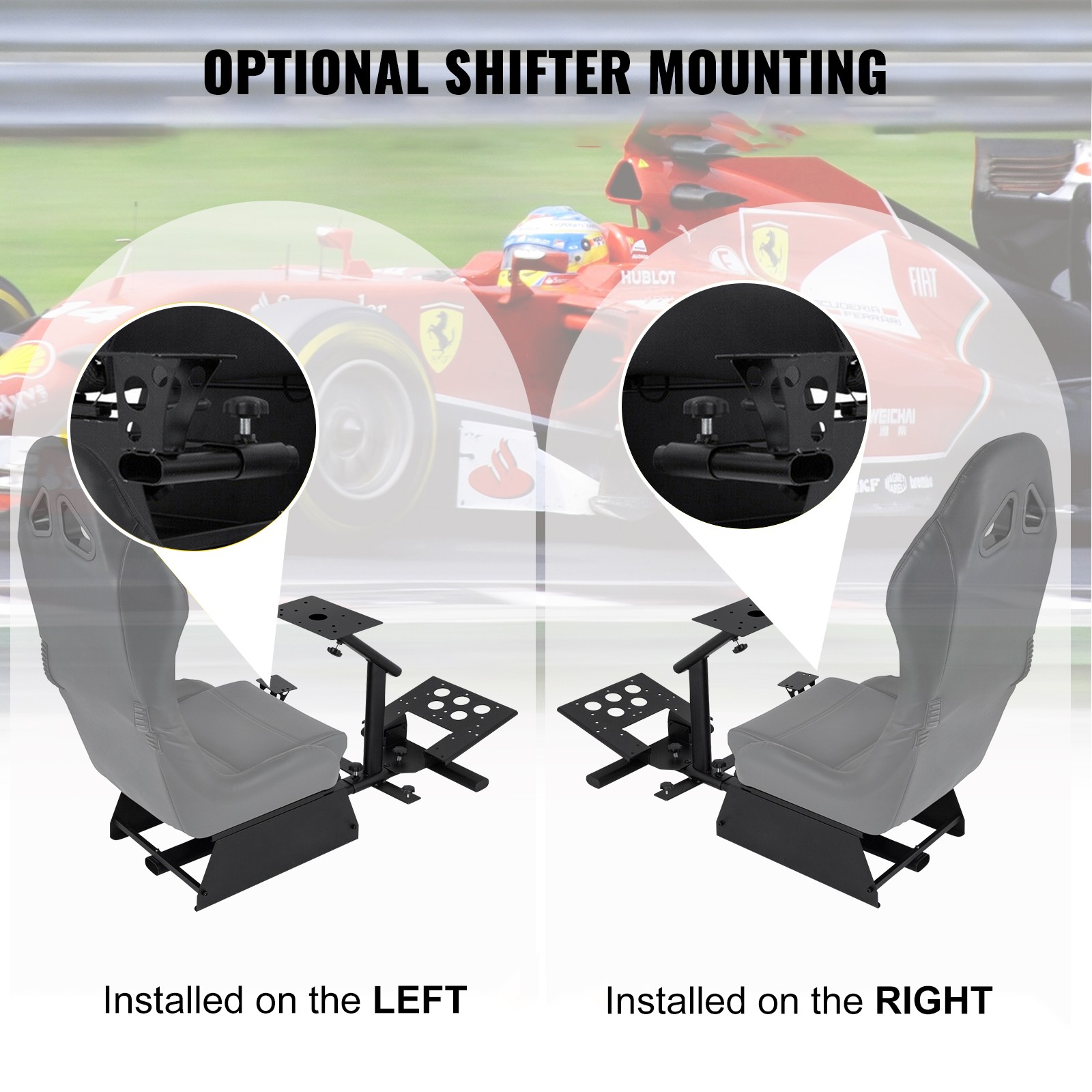 VEVOR Racing Simulator Cockpit Steering Wheel Stand for XBOX G29 G923 STAND ONLY