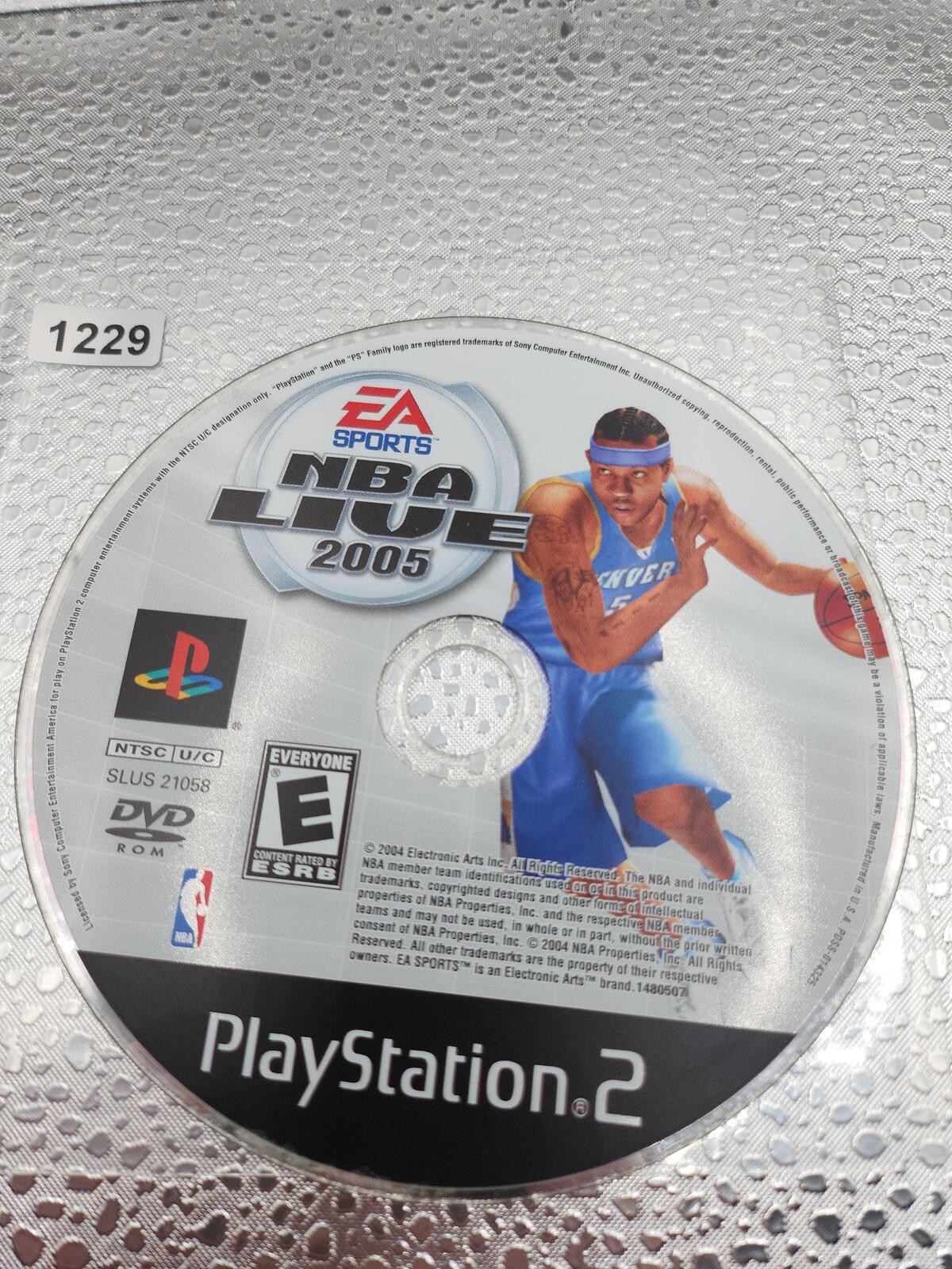 NBA Live 2005 Sony PlayStation 2 PS2 Game Disc