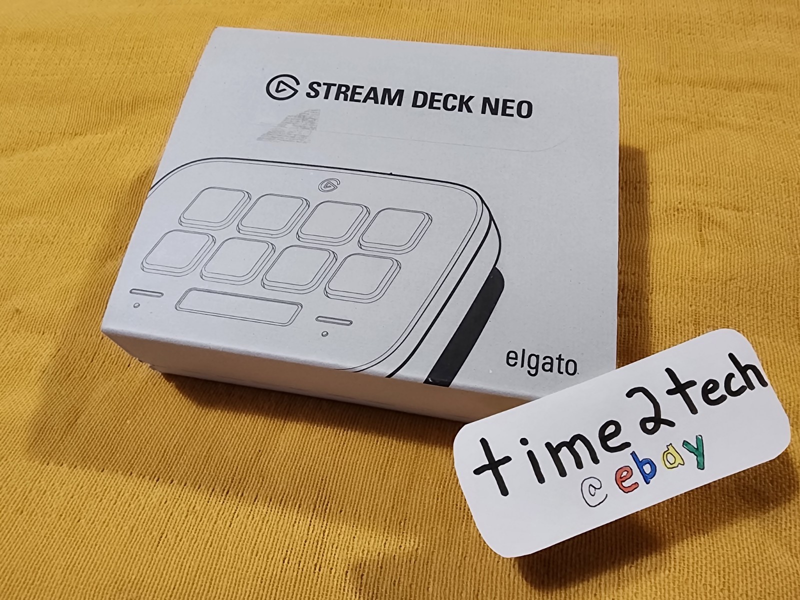 Elgato Stream Deck Neo 8 programmable Keys LCD Infobar USB-C Brand New White