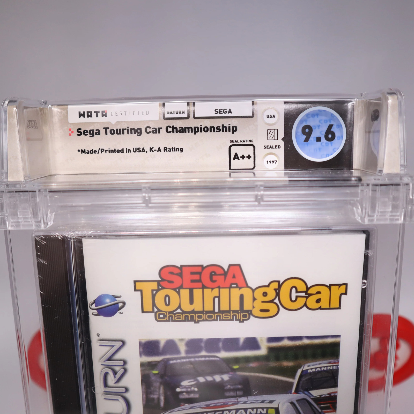 Saturn Game SEGA TOURING CAR CHAMPIONSHIP – WATA GRADED 9.6 A++! NEW & Sealed!