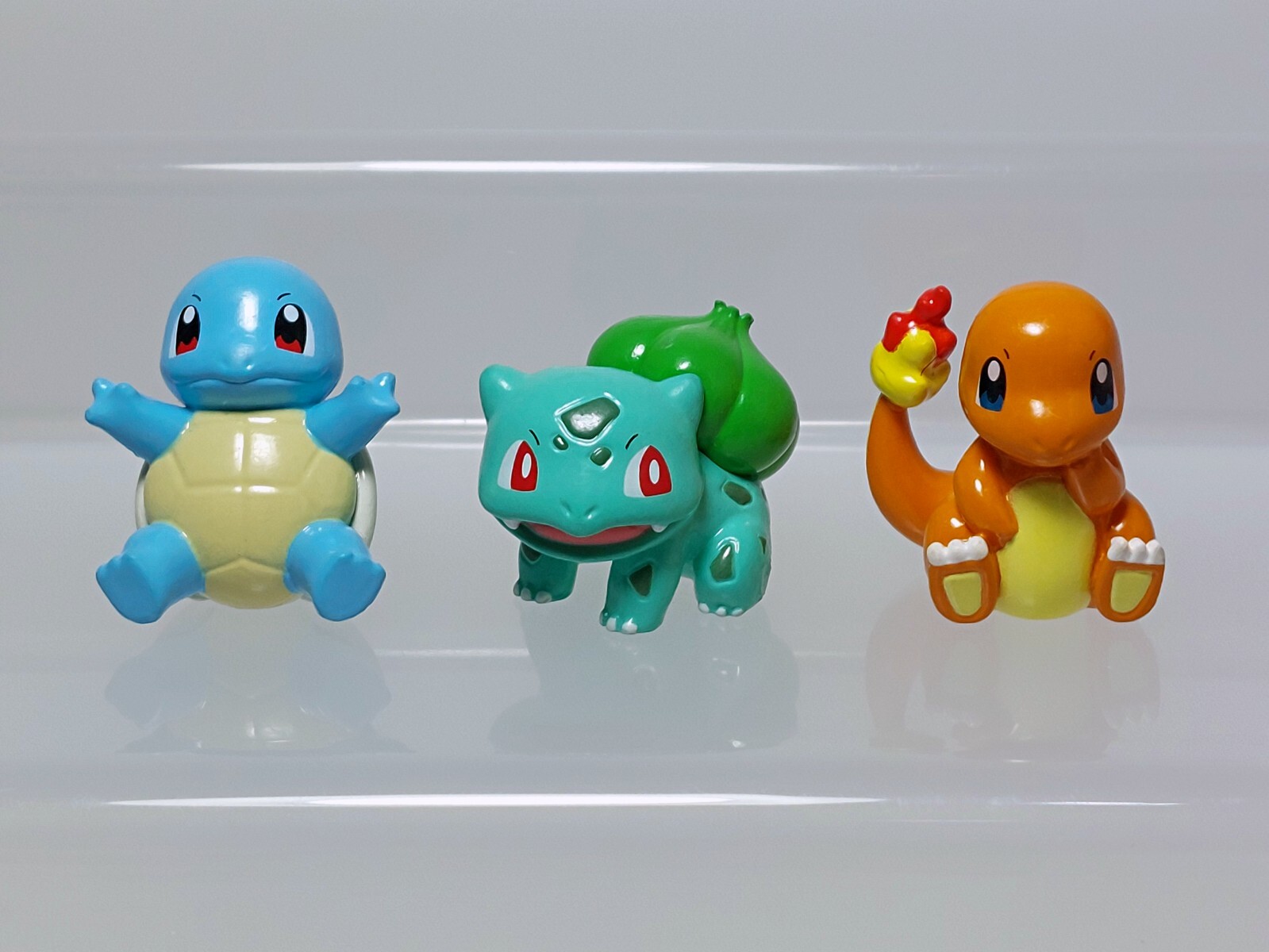 Squirtle Bulbasaur Charmander Pokemon Bikkura Tamago Figure Bandai Q04 0.9-1.2in