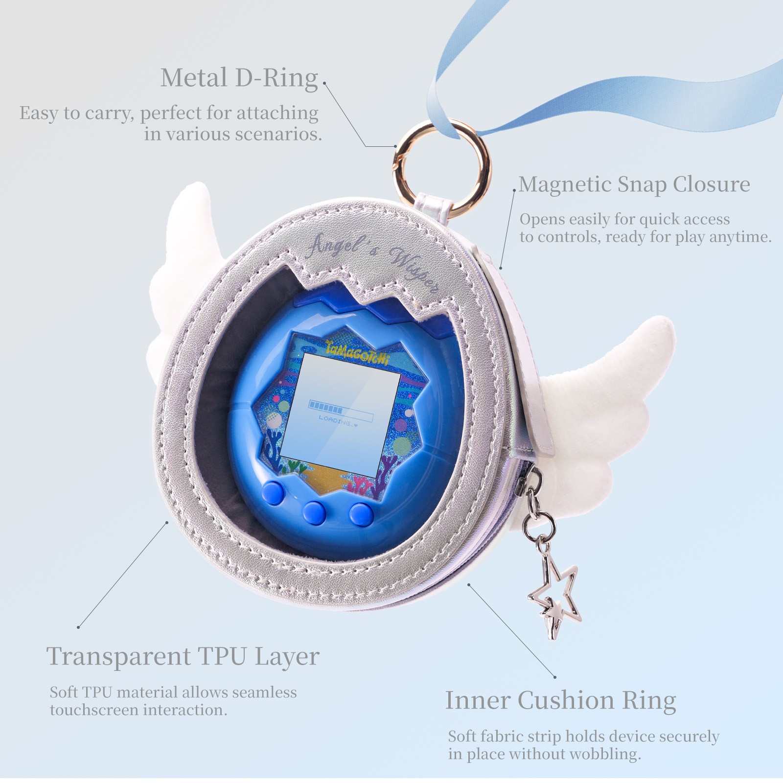 Geekshare Storage Bag for Tamagotchi Paradise Protective Case for Virtual Pet