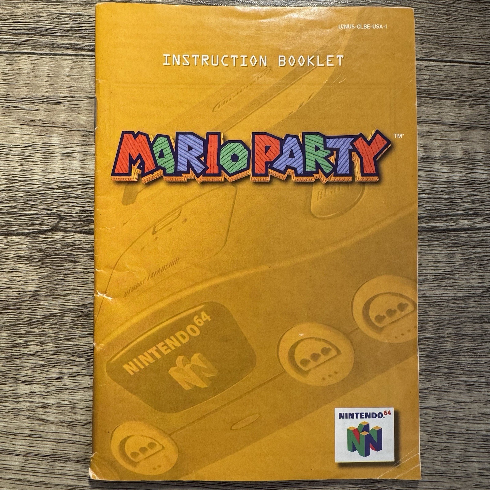Mario Party 1 – Nintendo 64 N64 “Frantic Fun” Variant CIB Authentic Tested Works