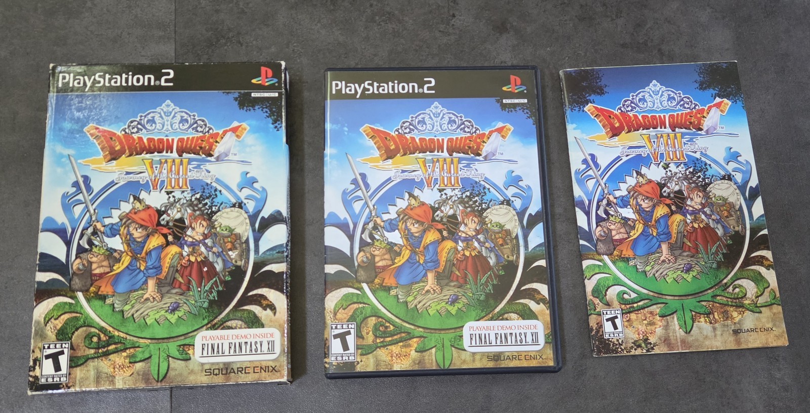 Dragon Quest VIII 8 Journey of the Cursed King (PlayStation 2 PS2) Complete