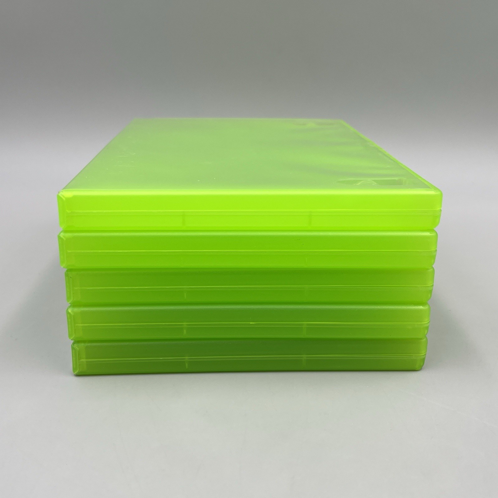 Xbox 360 Game Disc Case Replacement Translucent Green – Lot of 5 *READ*