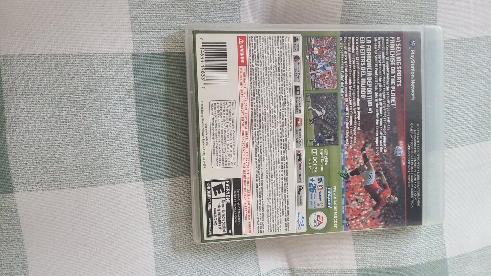 FIFA Soccer 12 – Sony PlayStation 3/ CIB/ TESTED AND WORKS