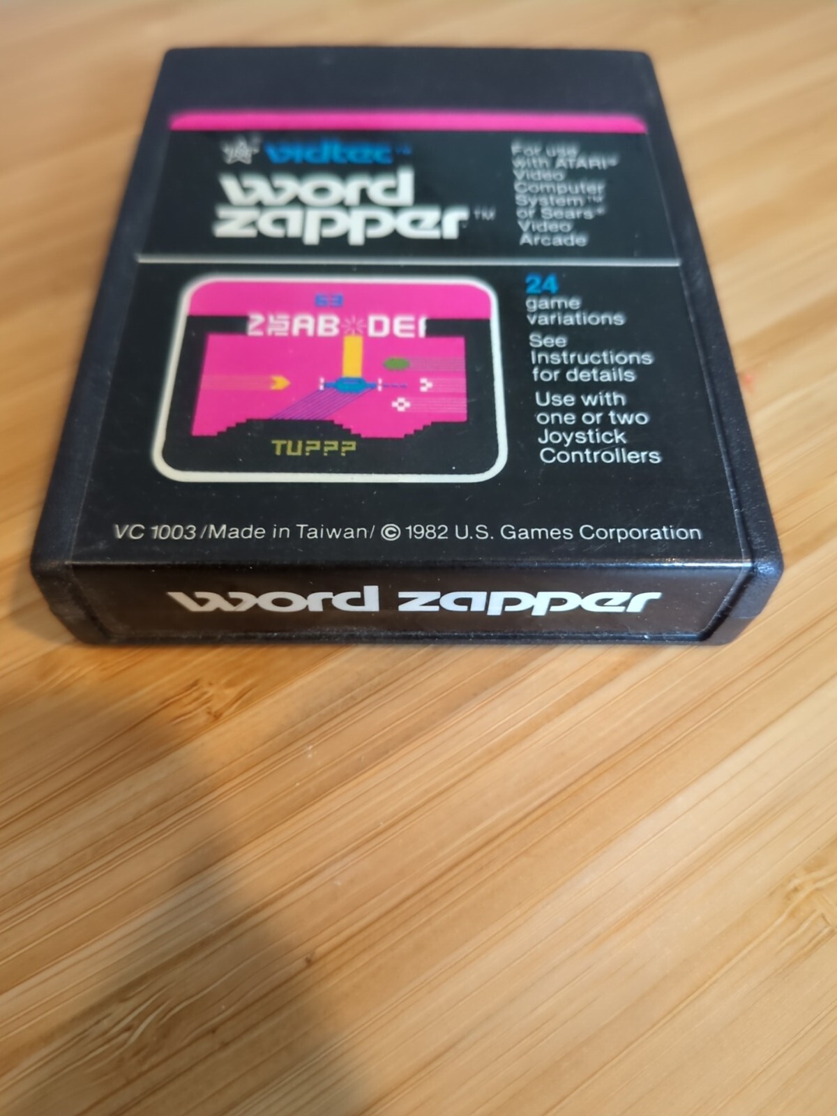Word Zapper (Atari 2600, 1982) By Vidtec | 2600+ 7800+ Retron 77