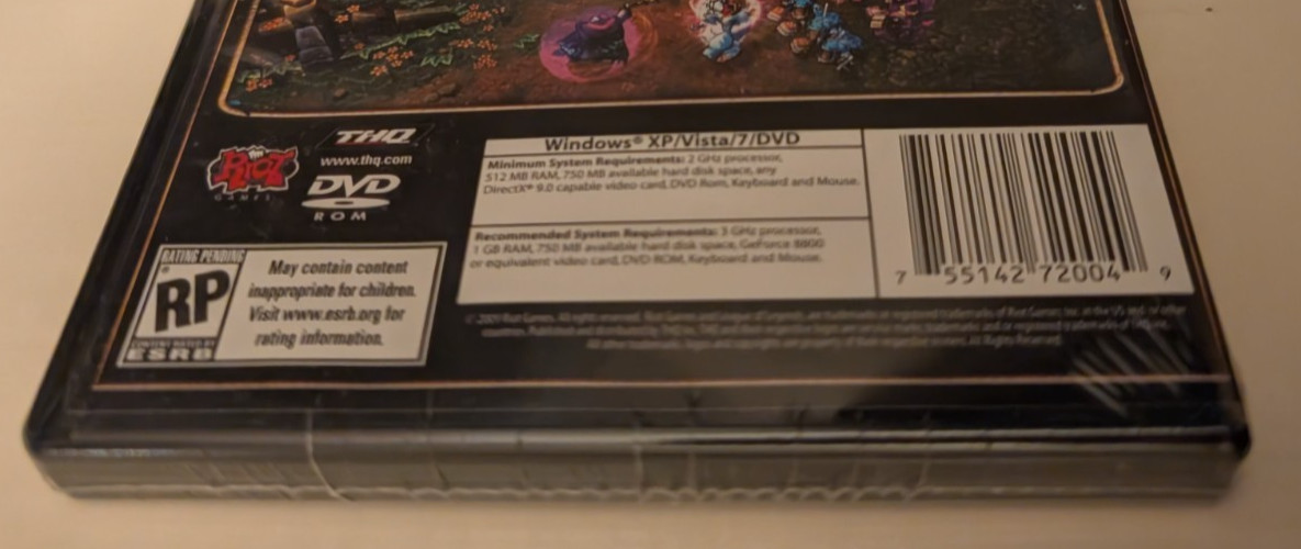 RARE BRAND NEW SEALED League of Legends Collectors Pack Riot Games LoL MOBA 2009