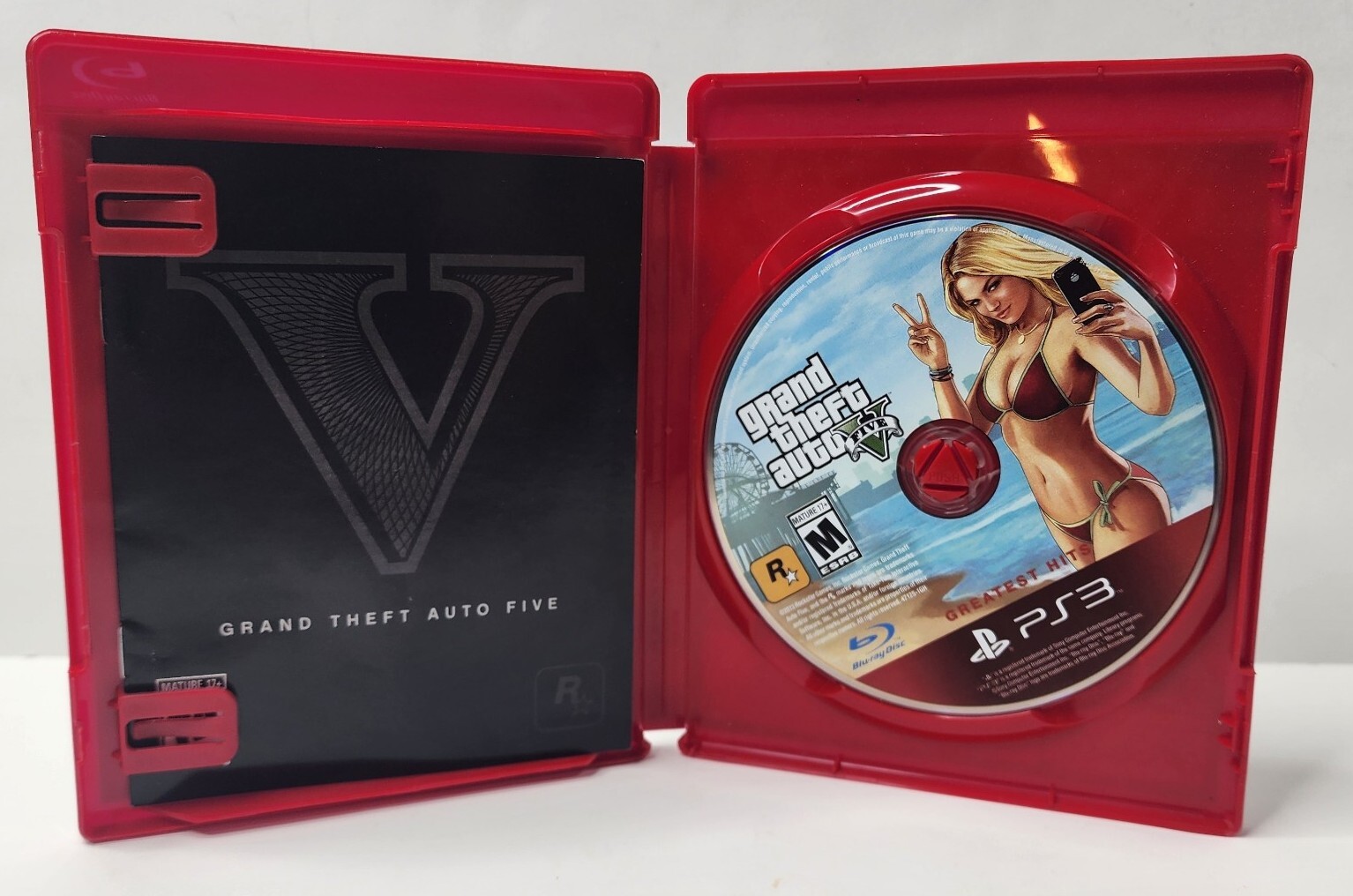 Grand Theft Auto V (Sony PlayStation 3, PS3, 2013) w/ Manual Included [No Map]