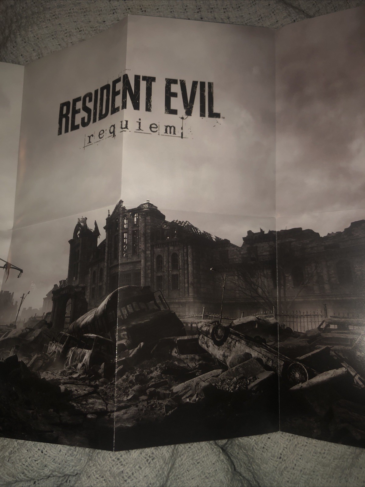 Capcom Resident Evil Requiem Promo Poster Limited Edition Exclusive Ps5 Pin Up