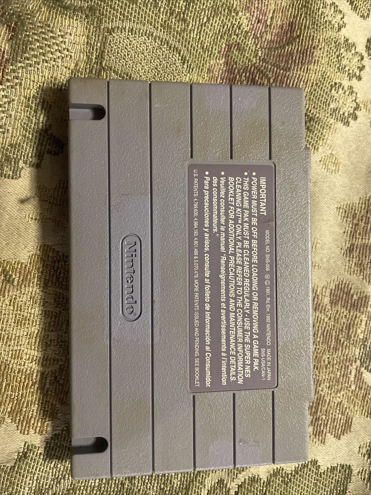 Dennis the Menace (Super Nintendo SNES, 1993) Authentic Tested !!