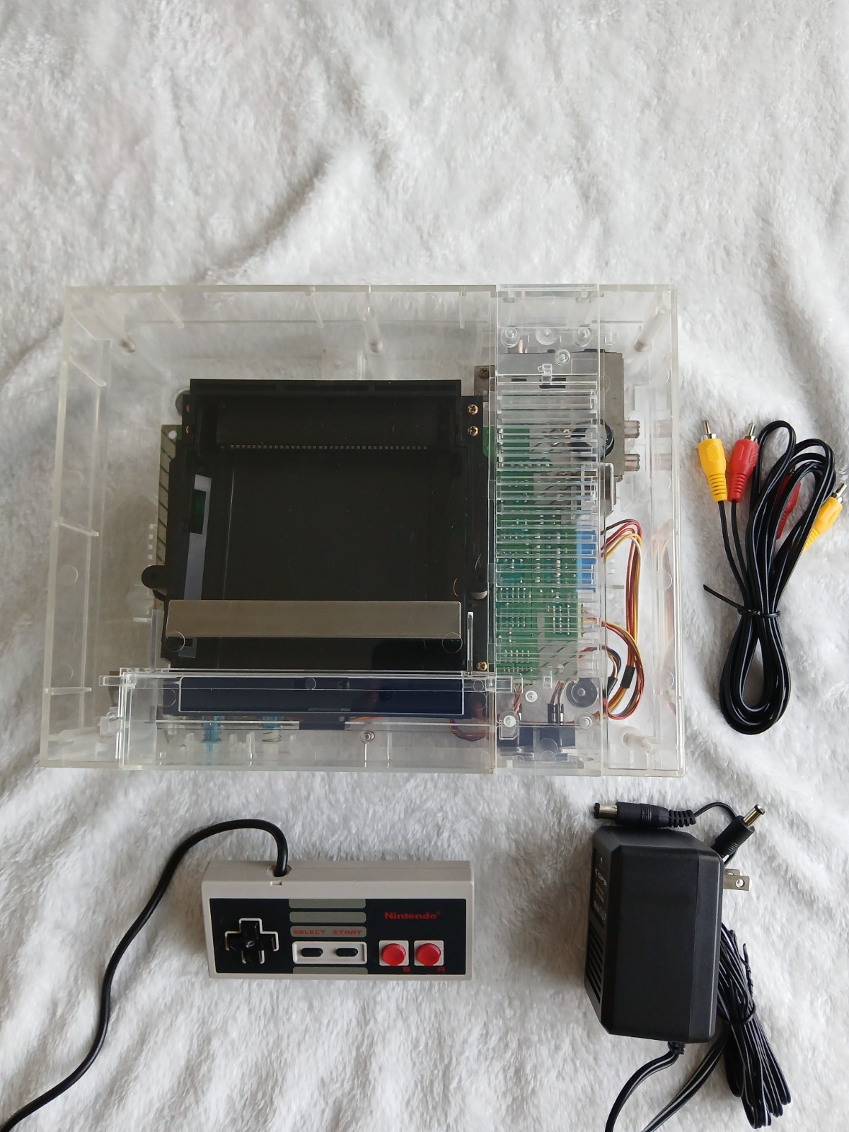 Crystal Clear Nintendo Entertainment System NES Console NES-001 Tested Works