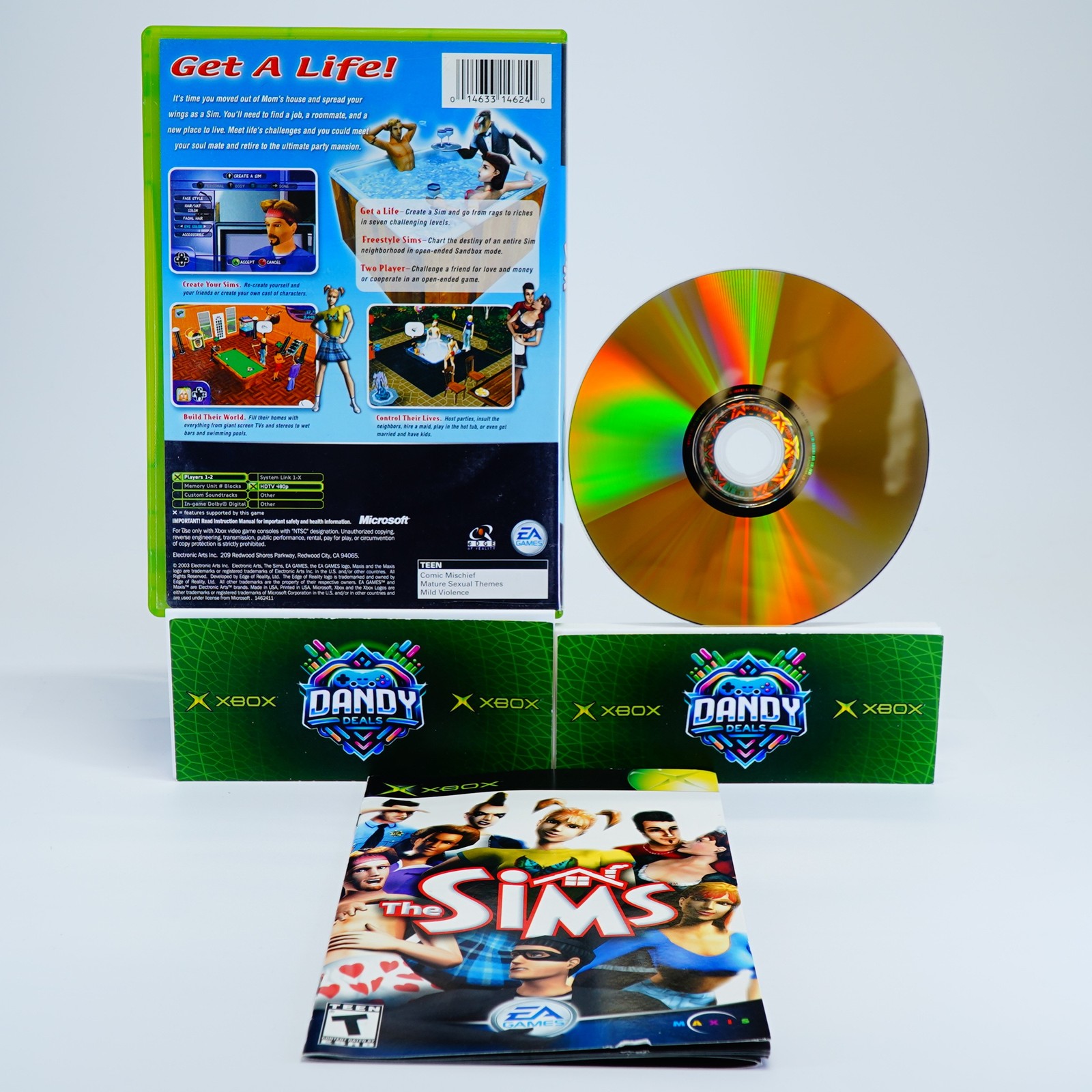 The Sims CIB W/ Manual – Xbox