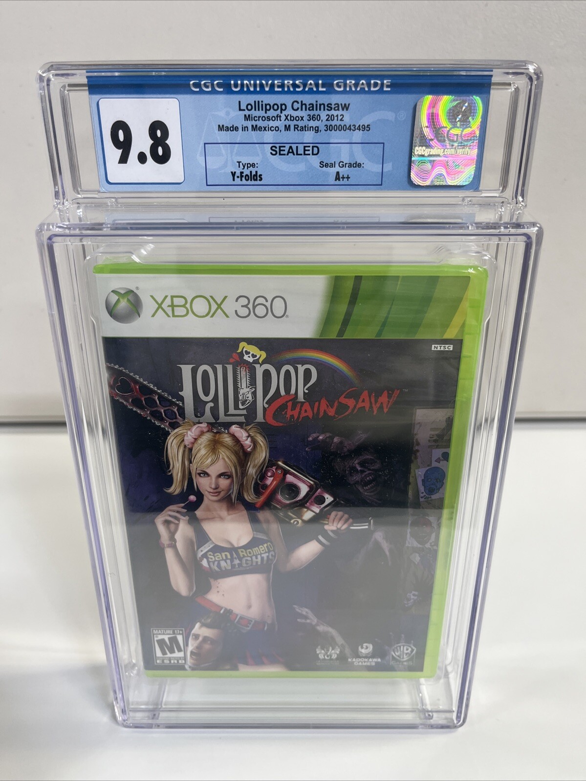 CGC 9.8A++ Graded Lollipop Chainsaw (Microsoft Xbox 360, 2012)