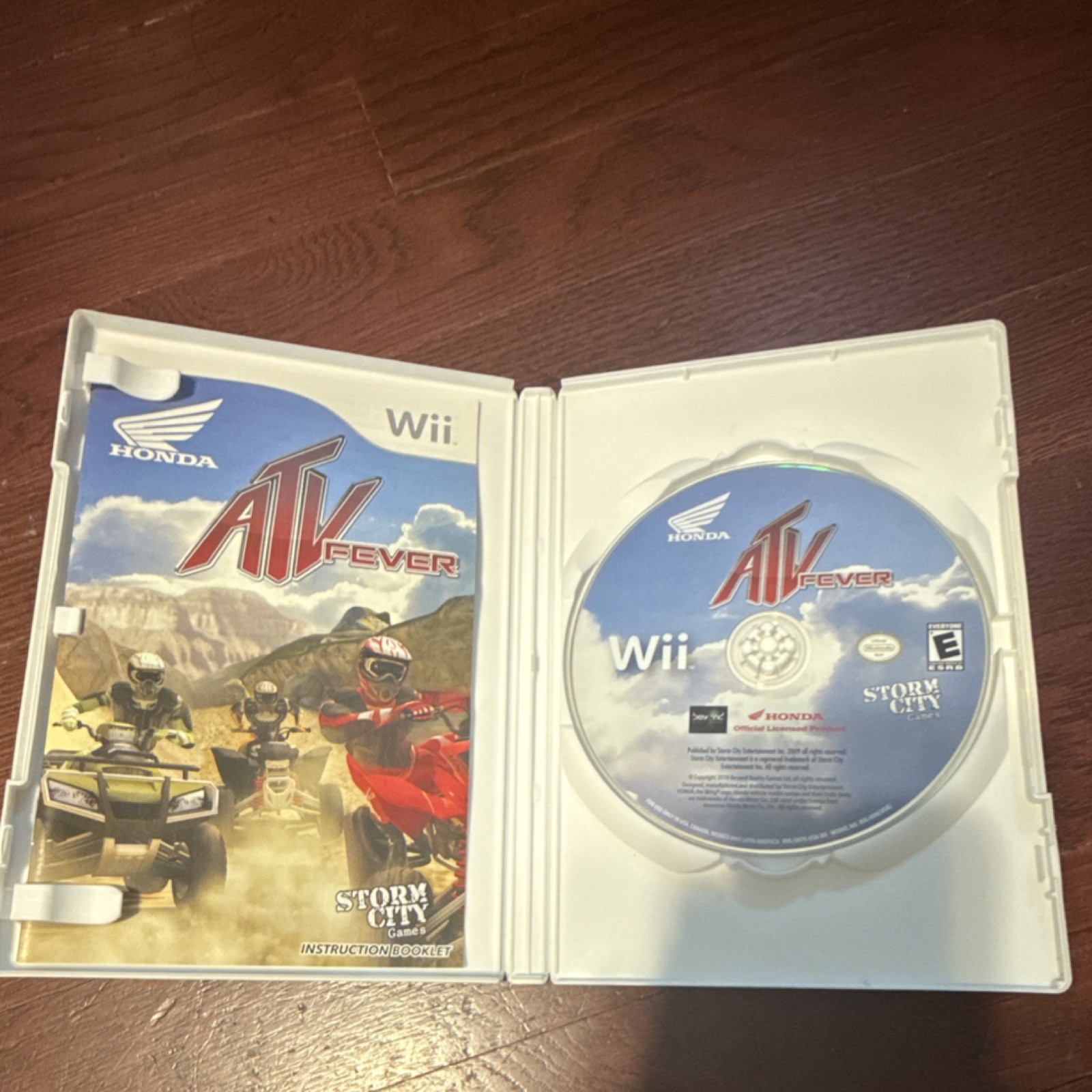 Honda ATV Fever Racing Nintendo Wii Storm City Games Video Game Tested and Work