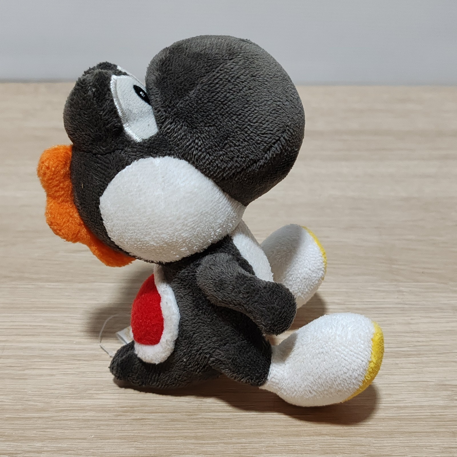 Yoshi Island DS Black Yossy Plush Toy 2007 Nintendo Sanei Super Mario Japan 6″