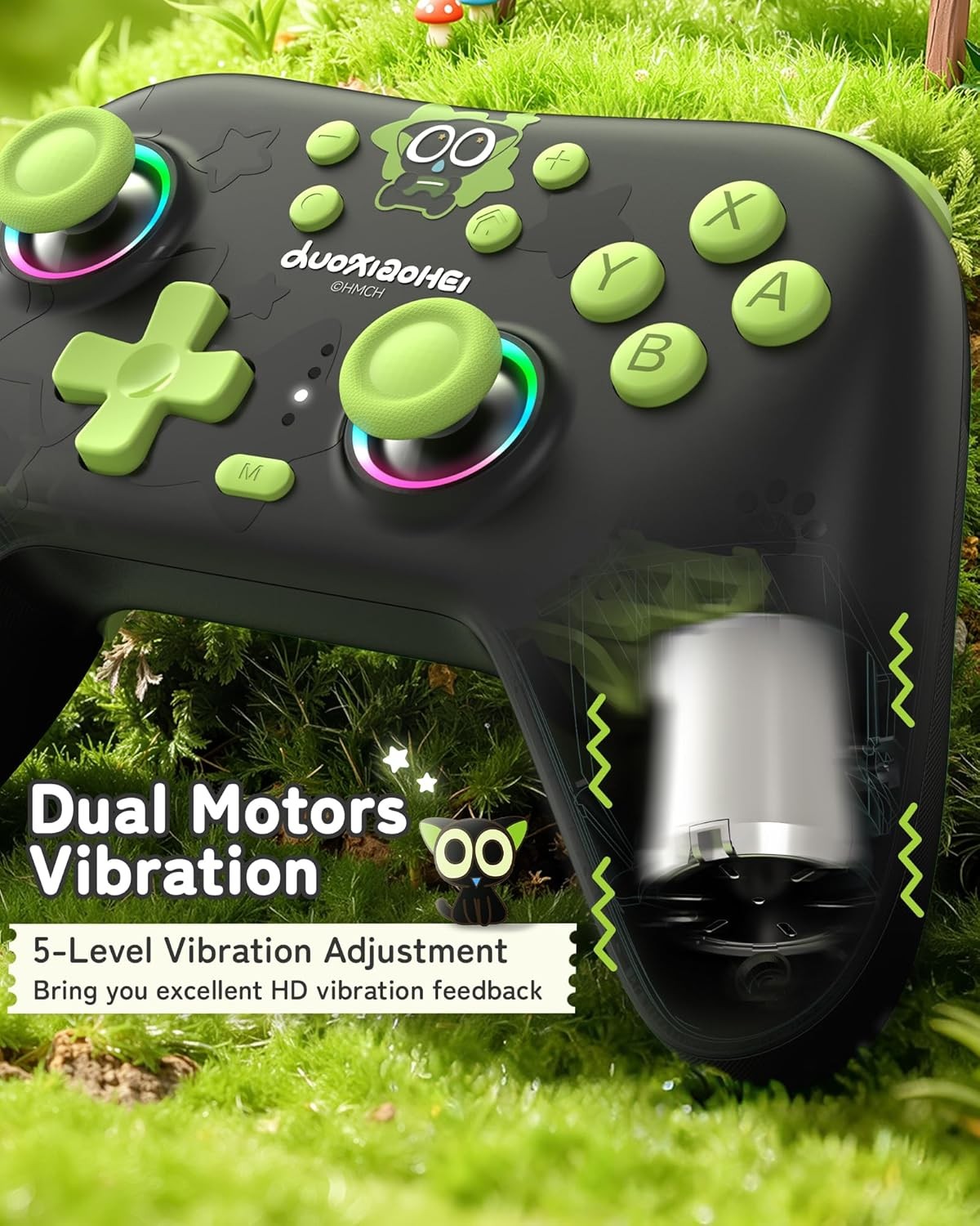 GeekShare Switch Controller Hall Effect Controllers Wireless for PC,Android,iOS