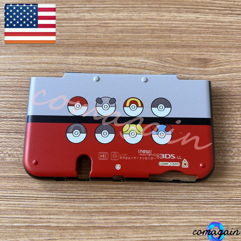 For Nintendo New 3DS XL New 3DS LL Poke Ball Protective Case Cover Housing Shell