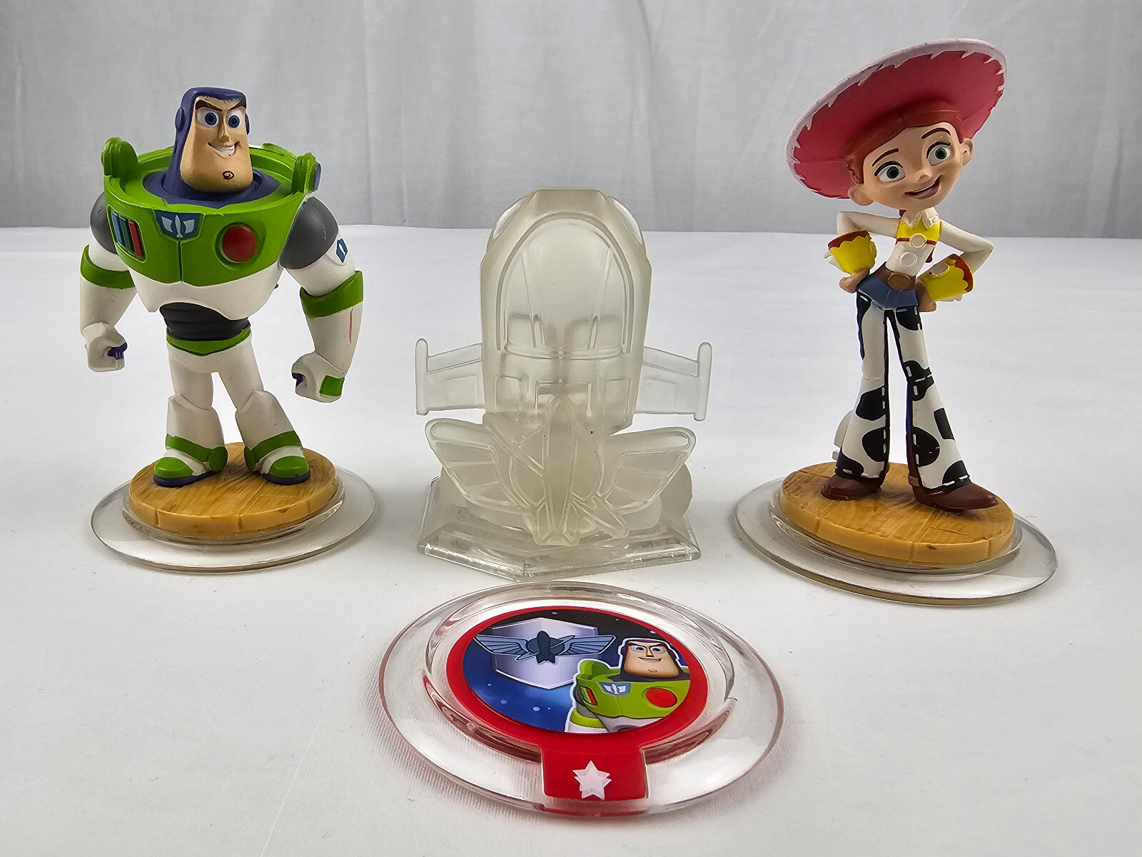 Lot 3 Disney Infinity 1.0 Buzz Lightyear, Jessie Figures