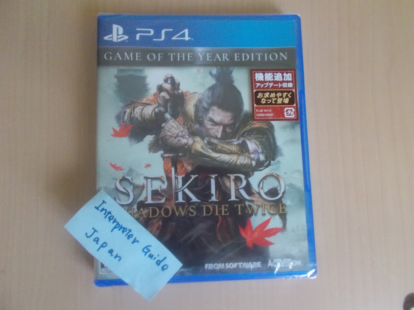 SEKIRO SHADOWS DIE TWICE GAME OF THE YEAR EDITION PS4 Video Game Sealed Unopened