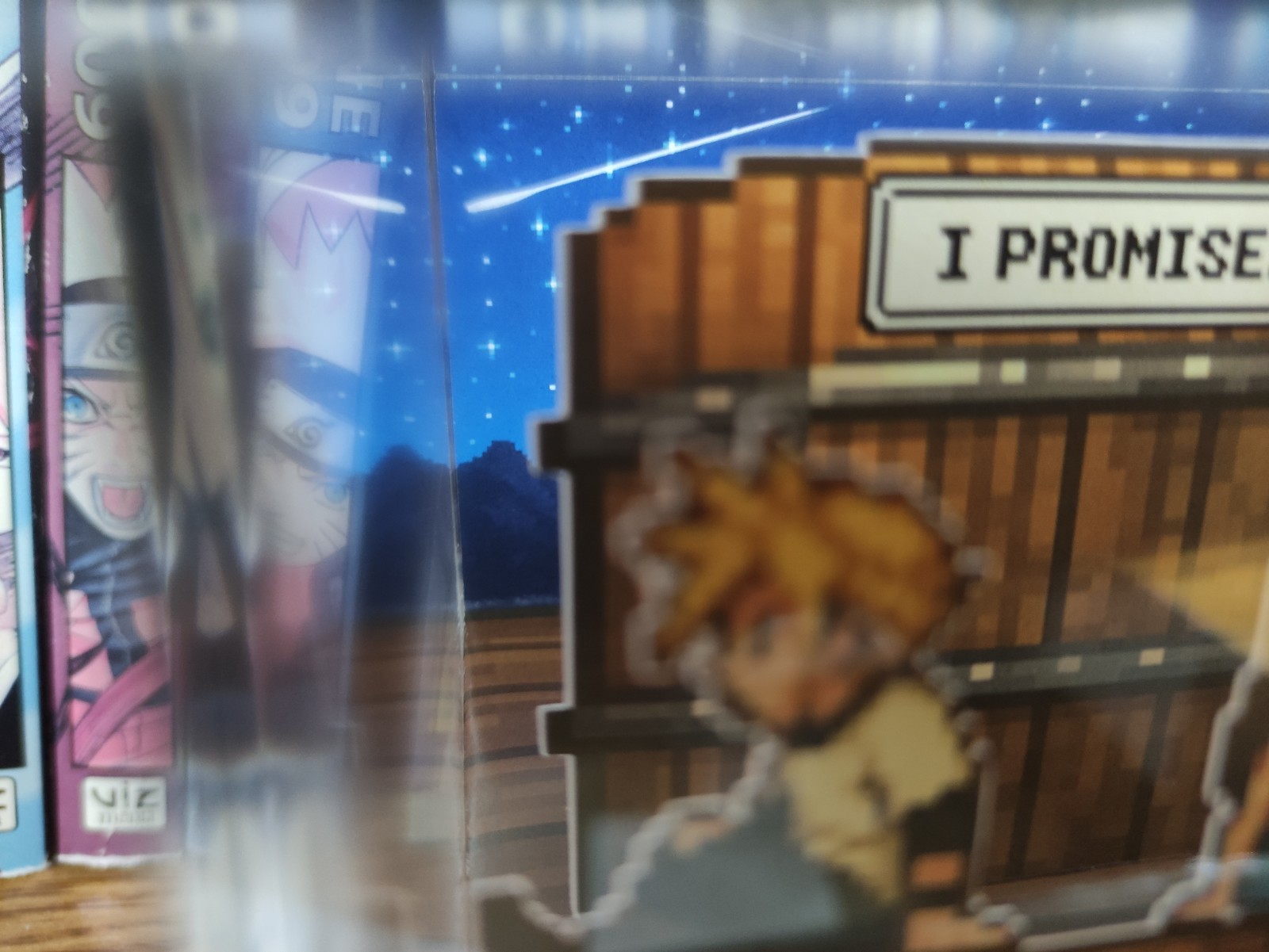 Final Fantasy Cloud Tifa Promise Diorama Cube – Water Tower Scene, Handmade Art