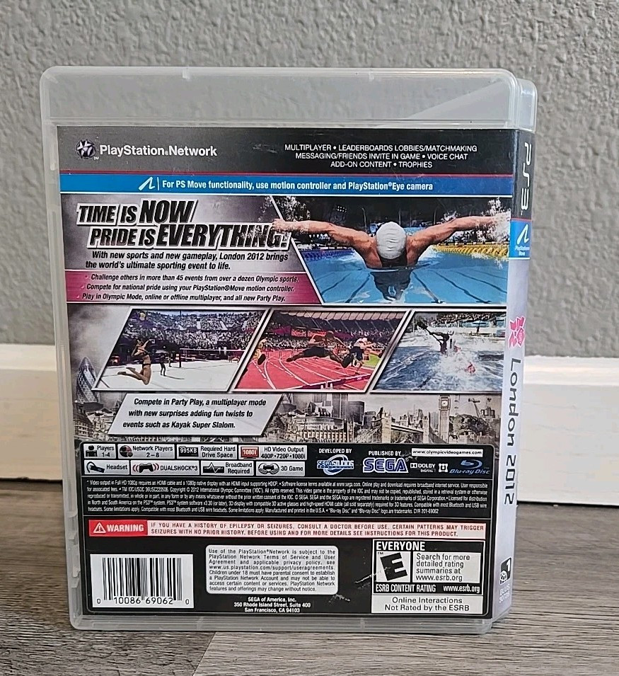 London 2012 Summer Olympics (Sony PlayStation 3, 2012) PS3 CIB Complete Rare