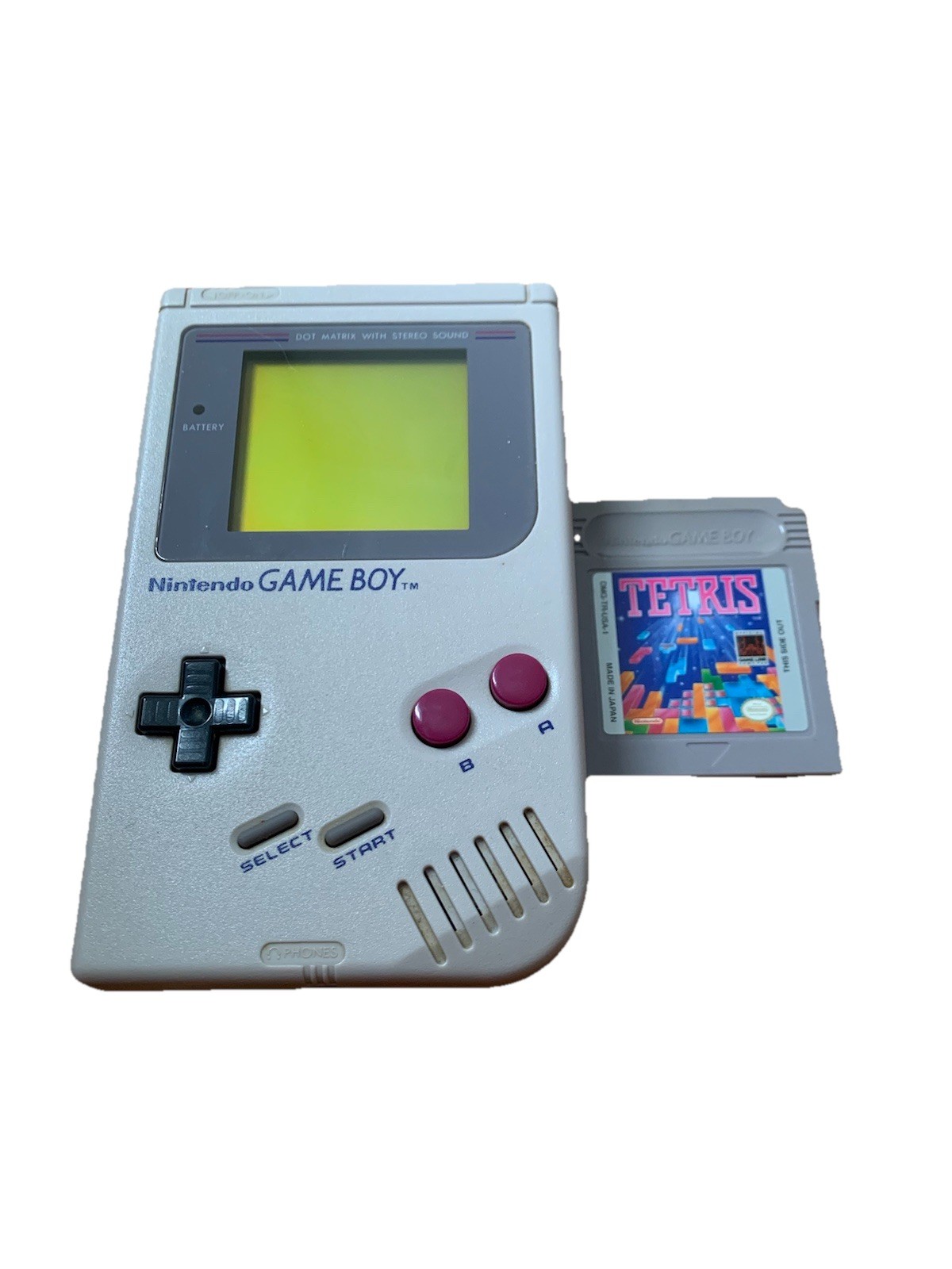 Original Nintendo Game Boy DMG-01 Console Working w/ Tetris *CLEAN*