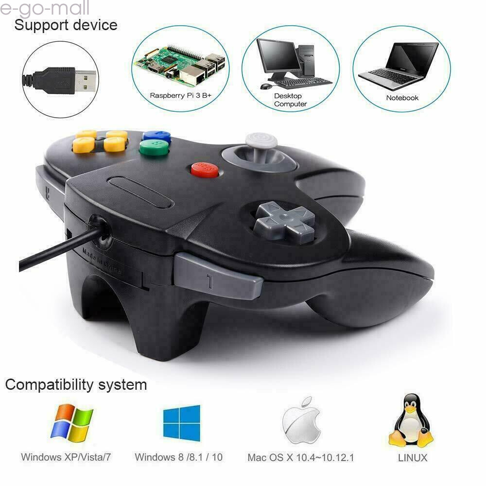 USB SNES /NES/ N64 /USB Xbox 360 /Controller for Windows PC MAC Wired/Wireless