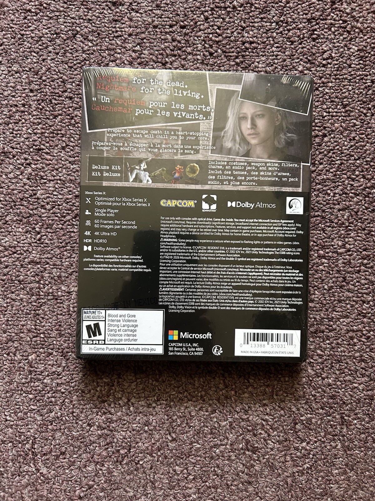Resident Evil Requiem Deluxe Edition with Steelbook Xbox Series X (New Sealed)