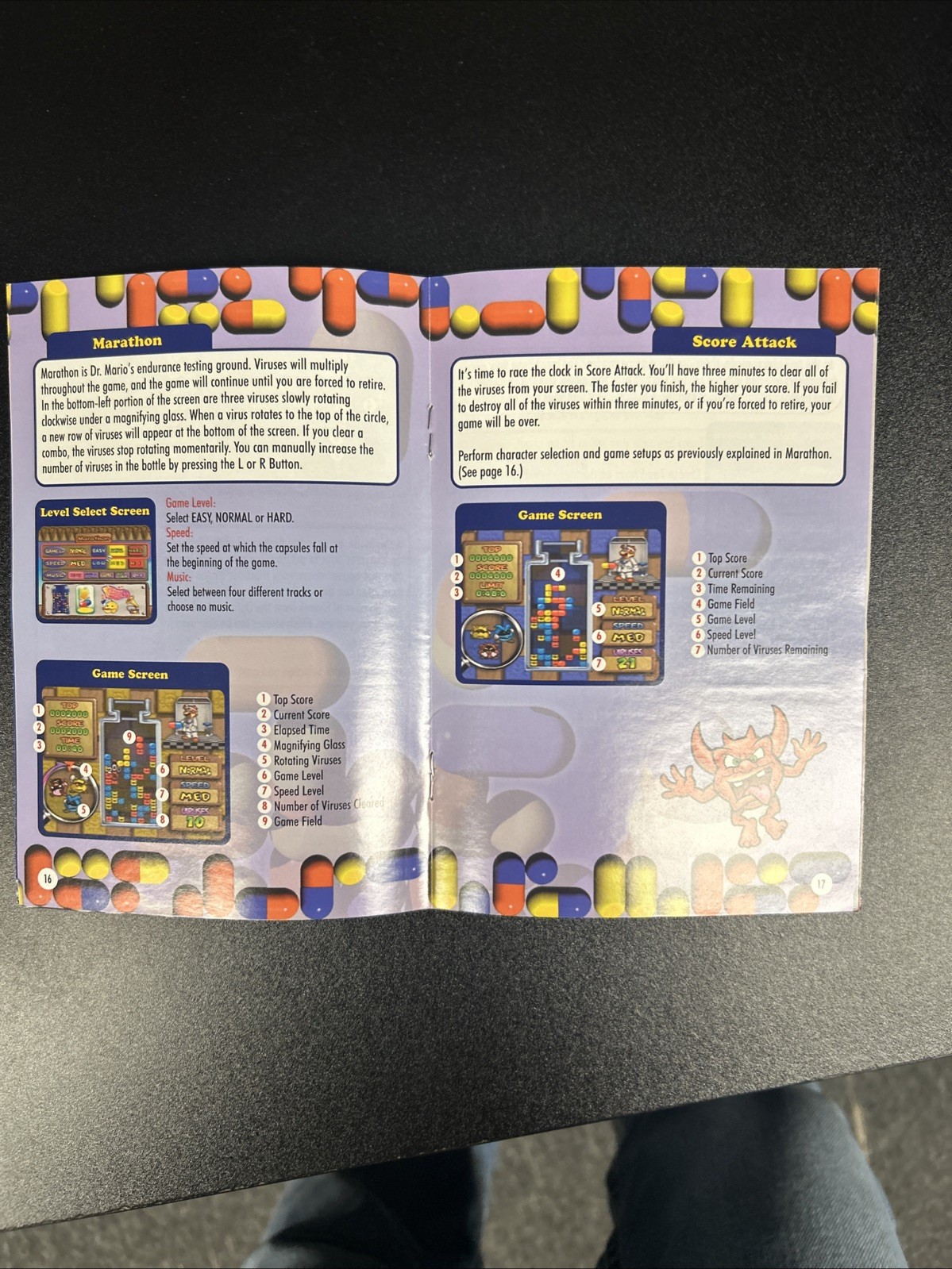 Dr Mario 64 Manual Only Nintendo 64 Instruction Booklet ONLY The Doctor is in!