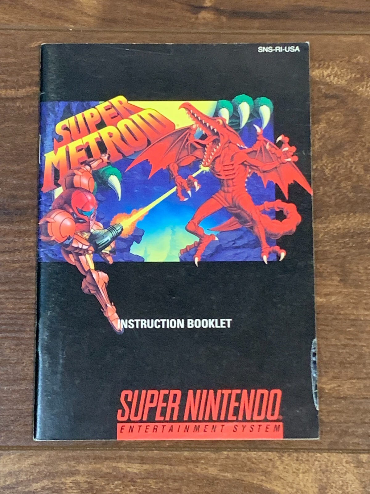 Super Metroid SNES Super Nintendo Instruction Manual Only