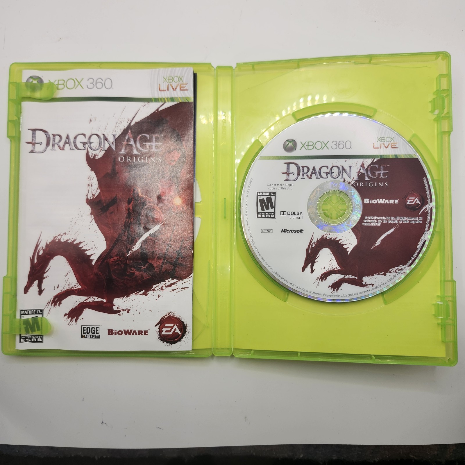 Dragon Age Xbox 360 Lot – Origins, Dragon Age 2 & Dragon Age Inquisition