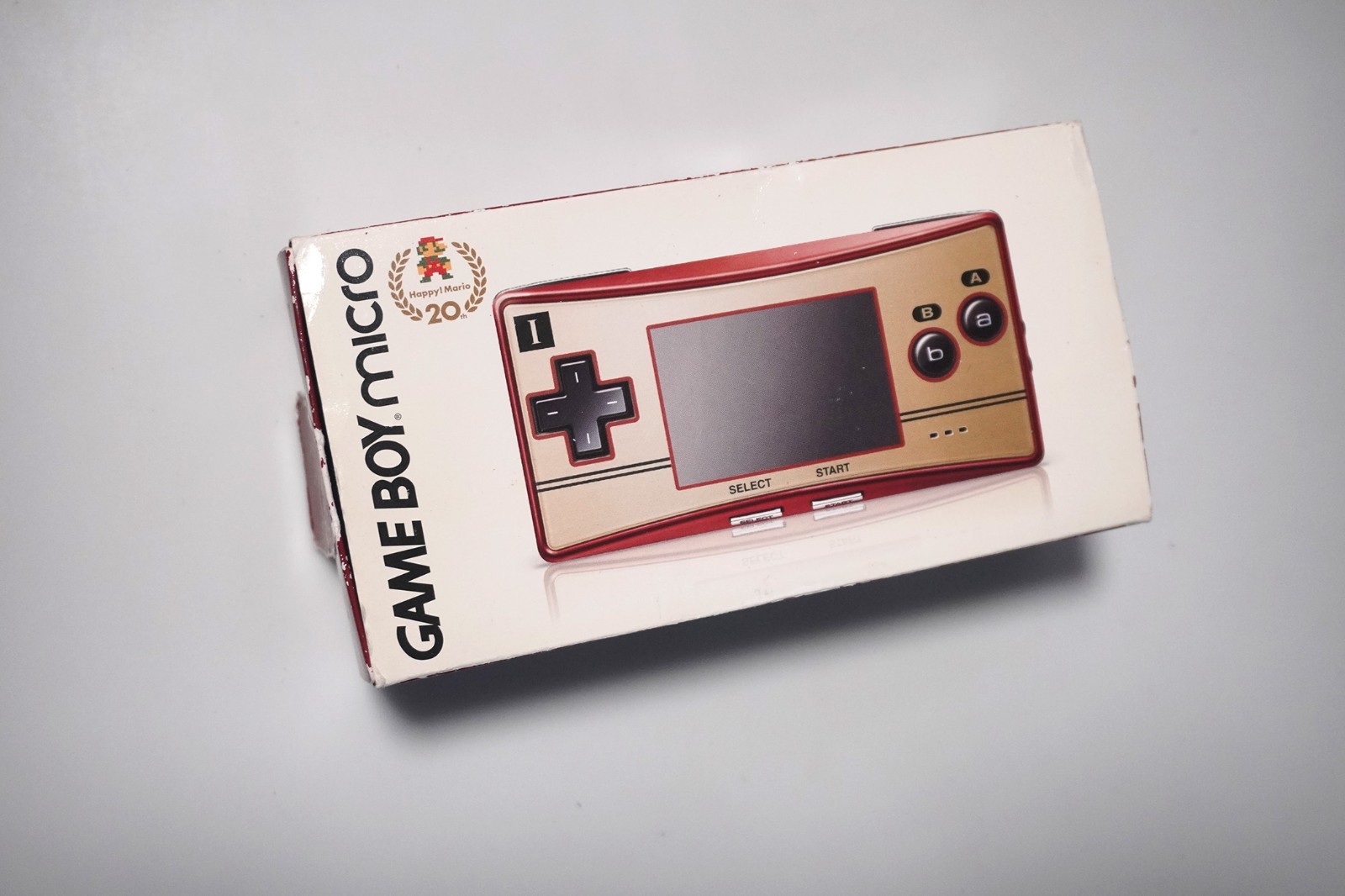 Nintendo Game Boy Micro console Happy Mario 20th Anniversary boxed US Seller