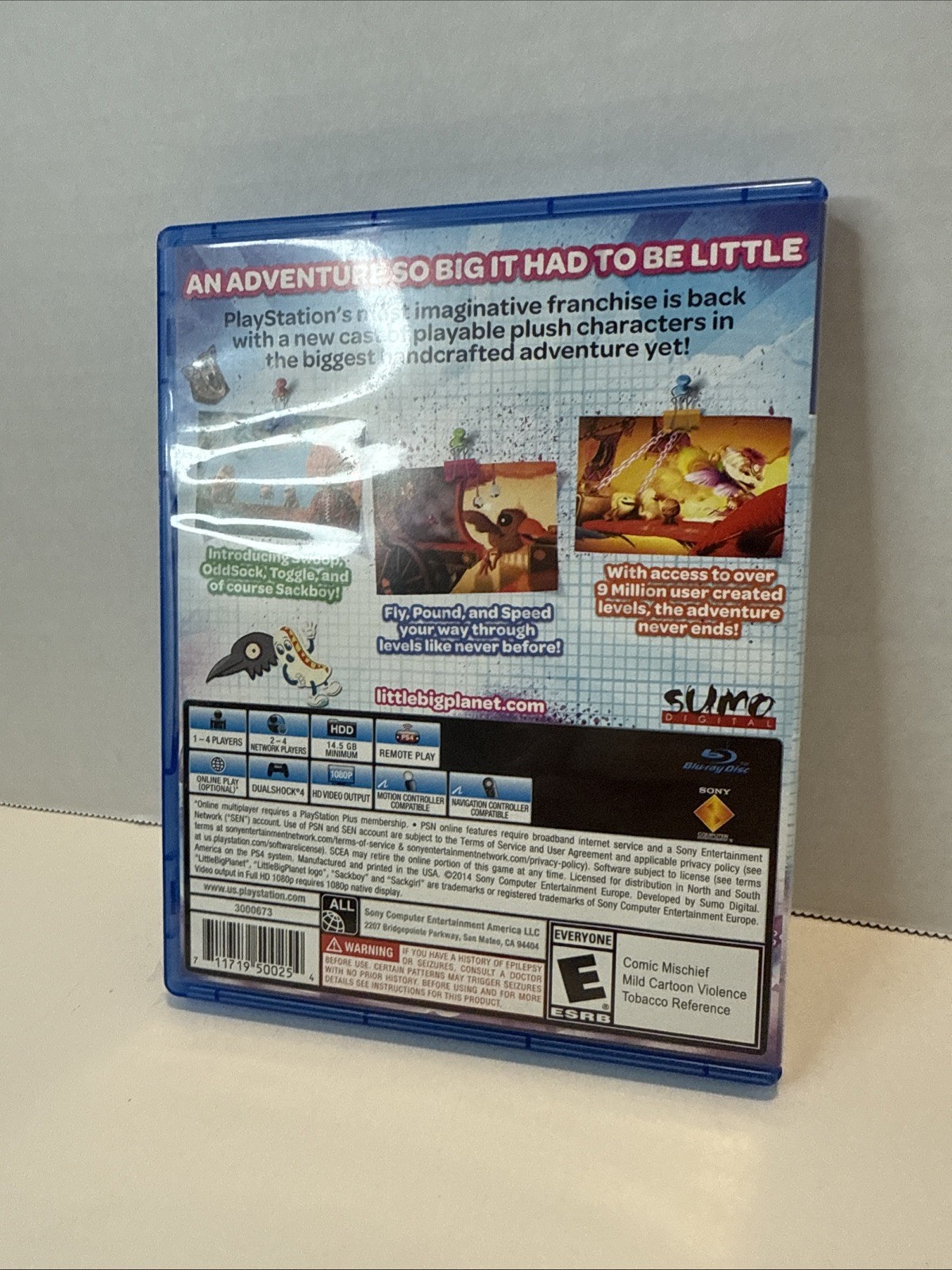 Little Big Planet 3 – Day One Edition – Sony PlayStation 4 PS4 Preowned