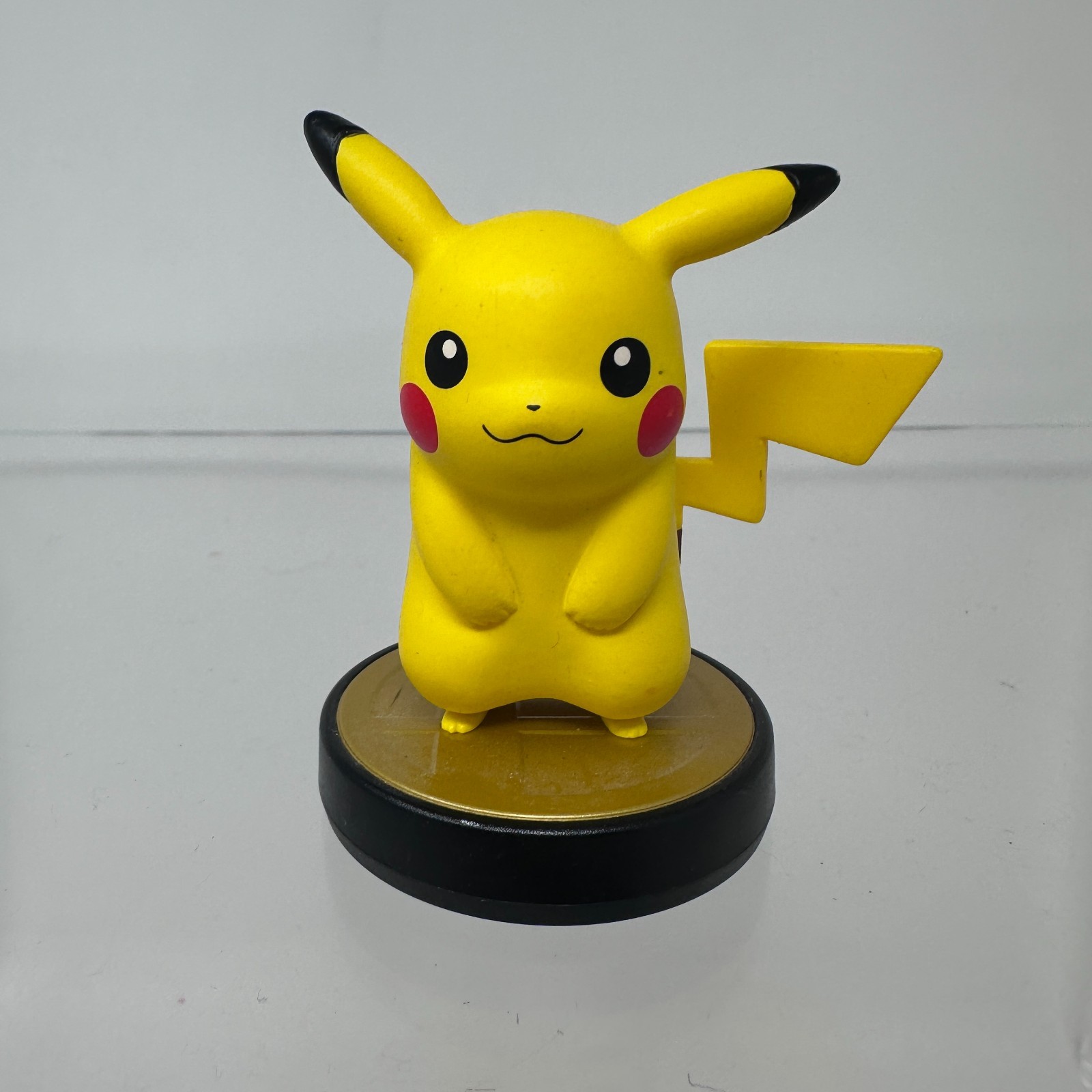 Amiibo Pikachu Figure Super Smash Bros Pokemon Yellow Mouse Nintendo Toy 3″