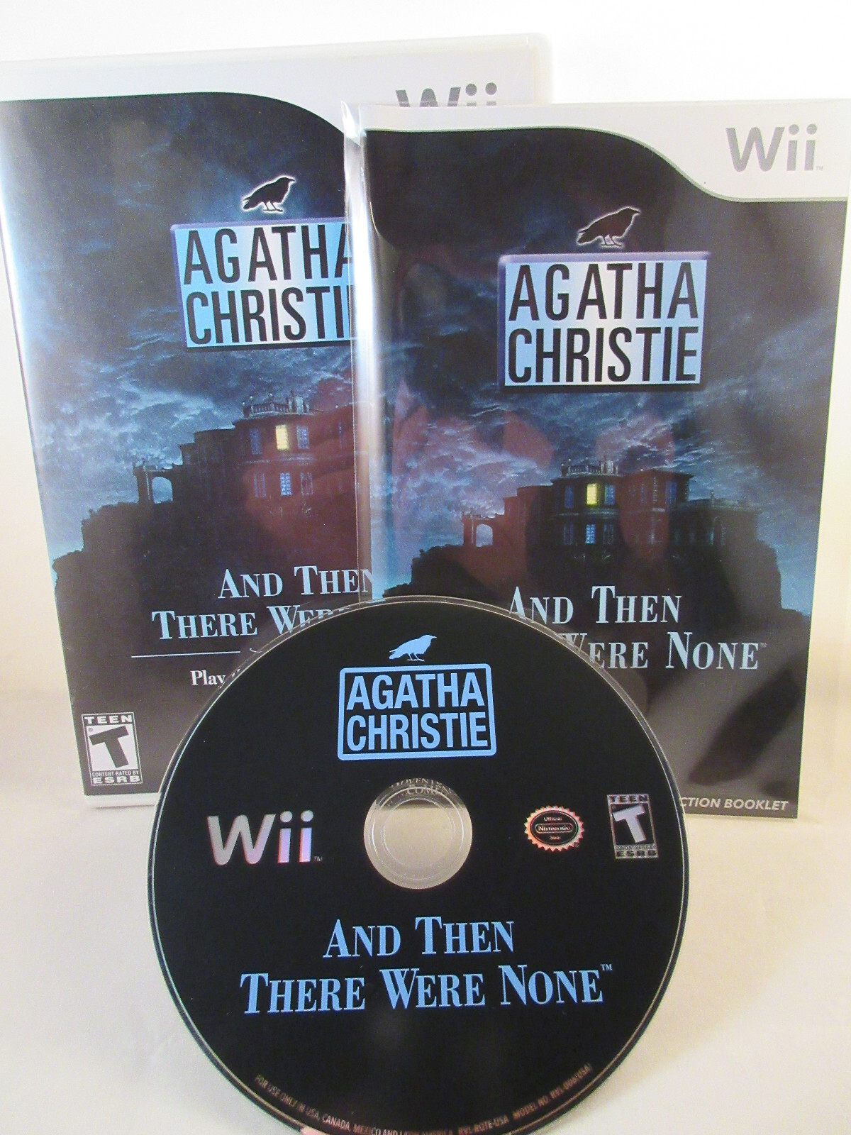 Agatha Christie And Then There Were None Nintendo Wii 2008 Complete Tested CIB