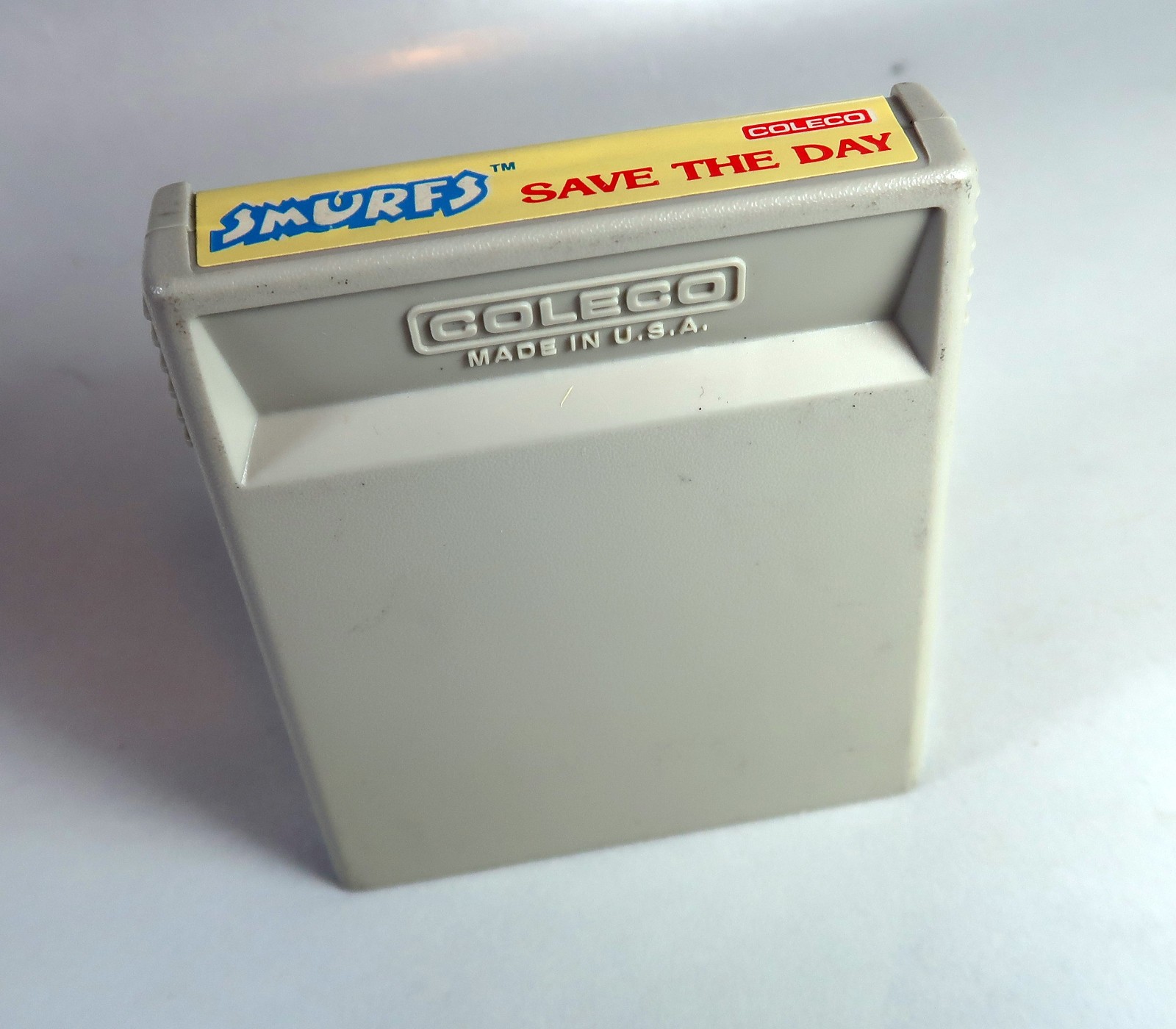 Atari 2600: Smurfs Save the Day Coleco Kid Vid Talking Game Cartridge Works/READ